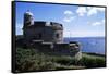 St. Mawes Castle, Built by Henry VIII, St. Mawes, Cornwall, England, United Kingdom-Jenny Pate-Framed Stretched Canvas