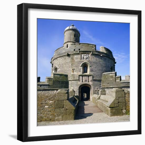 St. Mawes Castle, Built by King Henry VIII, Cornwall, England, UK-Michael Jenner-Framed Photographic Print