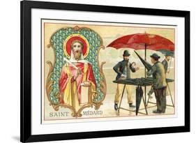 St Medardus, Patron Saint of the Weather-null-Framed Giclee Print