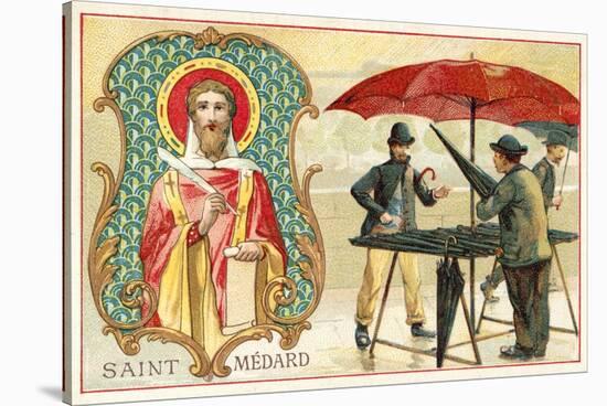 St Medardus, Patron Saint of the Weather-null-Stretched Canvas