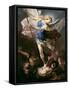 St. Michael, about 1663-Luca Giordano-Framed Stretched Canvas