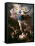 St. Michael, about 1663-Luca Giordano-Framed Stretched Canvas
