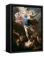 St. Michael, about 1663-Luca Giordano-Framed Stretched Canvas