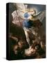 St. Michael, about 1663-Luca Giordano-Stretched Canvas