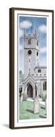 St Michael and All Angels Church Clock, Beetham, Cumbria, 2009-Sandra Moore-Framed Premium Giclee Print