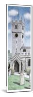 St Michael and All Angels Church Clock, Beetham, Cumbria, 2009-Sandra Moore-Mounted Premium Giclee Print