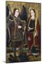 St Michael and Engracia, C1489-C1513-Juan de la Abadia the Younger-Mounted Giclee Print