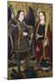 St Michael and Engracia, C1489-C1513-Juan de la Abadia the Younger-Mounted Giclee Print