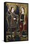 St Michael and Engracia, C1489-C1513-Juan de la Abadia the Younger-Framed Stretched Canvas