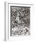 St. Michael and the Dragon, from a Latin Edition, 1511-Albrecht Dürer-Framed Premium Giclee Print