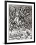 St. Michael and the Dragon, from a Latin Edition, 1511-Albrecht Dürer-Framed Giclee Print