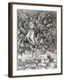 St. Michael and the Dragon, from a Latin Edition, 1511-Albrecht Dürer-Framed Giclee Print