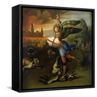 St. Michael, circa 1503-05-Raphael-Framed Stretched Canvas