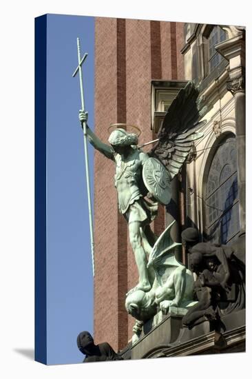 St Michael Defeating Devil-null-Stretched Canvas