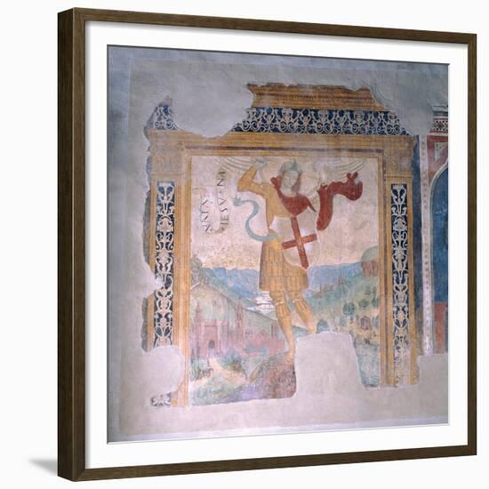 St. Michael (Fresco)-Girolamo Ristori-Framed Giclee Print