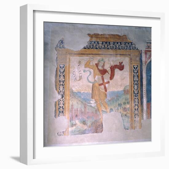 St. Michael (Fresco)-Girolamo Ristori-Framed Giclee Print