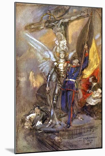 St Michael of Belgium by JJ Shannon-James Jebusa Shannon-Mounted Giclee Print