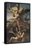 St. Michael Overwhelming the Demon, 1518-Raphael-Framed Stretched Canvas