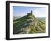 St. Michael's Church, Brentor, Near Tavistock, Dartmoor, Devon, England, UK-Lee Frost-Framed Photographic Print