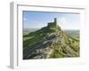 St. Michael's Church, Brentor, Near Tavistock, Dartmoor, Devon, England, UK-Lee Frost-Framed Photographic Print