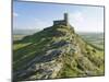 St. Michael's Church, Brentor, Near Tavistock, Dartmoor, Devon, England, UK-Lee Frost-Mounted Photographic Print