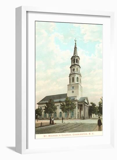 St. Michael's Church, Charleston, South Carolina-null-Framed Art Print