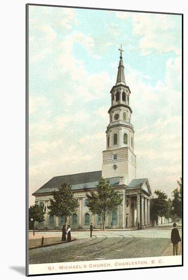 St. Michael's Church, Charleston, South Carolina-null-Mounted Art Print