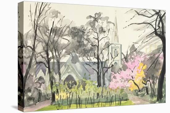 St. Michael's Church, Chester Square, London, 1982-Izabella Godlewska de Aranda-Stretched Canvas