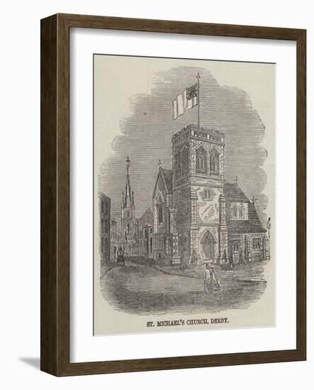 St Michael's Church, Derby-null-Framed Giclee Print