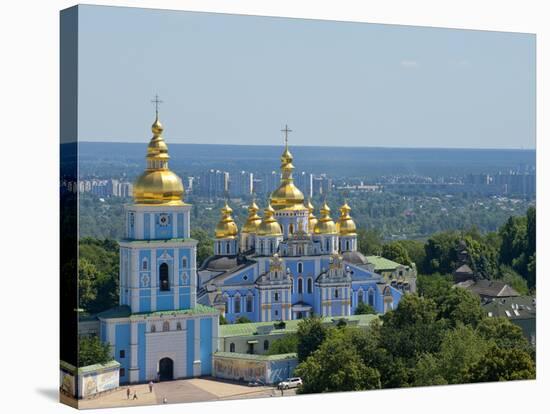 St. Michael's Church, Kiev, Ukraine, Europe-Graham Lawrence-Stretched Canvas