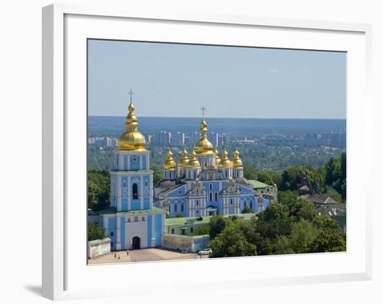 St. Michael's Church, Kiev, Ukraine, Europe-Graham Lawrence-Framed Photographic Print