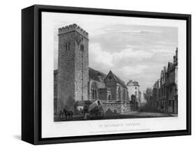 St Michael's Church, Oxford, 1834-John Le Keux-Framed Stretched Canvas