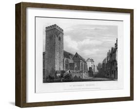 St Michael's Church, Oxford, 1834-John Le Keux-Framed Giclee Print