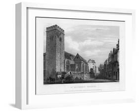 St Michael's Church, Oxford, 1834-John Le Keux-Framed Giclee Print