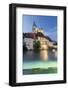 St. Michael's Church, River Steyr, Steyr, Austria-Rainer Mirau-Framed Photographic Print