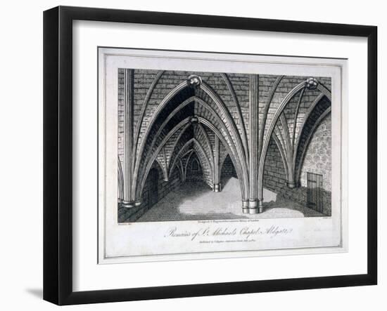 St Michael's Crypt, Aldgate, London, 1805-Samuel Owen-Framed Giclee Print