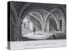St Michael's Crypt, Aldgate, London, 1816-JC Varrall-Stretched Canvas