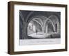 St Michael's Crypt, Aldgate, London, 1816-JC Varrall-Framed Giclee Print