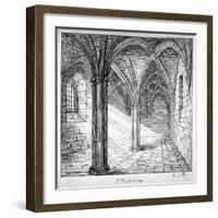 St Michael's Crypt, Aldgate, London, C1800-Mary Anne Hedger-Framed Giclee Print