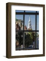 St. Michael's Episcopal Church on Broad Street, Charleston, South Carolina.-Michael DeFreitas-Framed Photographic Print