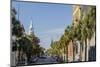 St. Michael's Episcopal Church on Broad Street, Charleston, South Carolina.-Michael DeFreitas-Mounted Premium Photographic Print