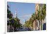 St. Michael's Episcopal Church on Broad Street, Charleston, South Carolina.-Michael DeFreitas-Framed Photographic Print