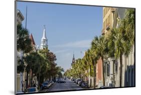 St. Michael's Episcopal Church on Broad Street, Charleston, South Carolina.-Michael DeFreitas-Mounted Photographic Print