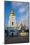 St. Michael's Gold-Domed Cathedral at Sunset, Kiev (Kyiv), Ukraine, Europe-Michael Runkel-Mounted Photographic Print