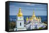 St. Michael's Gold-Domed Cathedral, Kiev (Kyiv), Ukraine, Europe-Michael Runkel-Framed Stretched Canvas