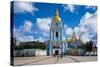 St. Michael's Gold-Domed Cathedral, Kiev, Ukraine, Europe-Michael Runkel-Stretched Canvas