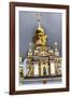 St. Michael's Golden-Domed Monastery, Kiev, Ukraine. Saint Michael's is a Greek Orthodox Monastery-William Perry-Framed Photographic Print