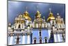 St. Michael's Golden-Domed Monastery, Kiev, Ukraine. Saint Michael's is a Greek Orthodox Monastery-William Perry-Mounted Photographic Print