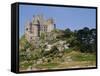 St. Michael's Mount, Castle, Cornwall, England, UK-Ken Gillham-Framed Stretched Canvas