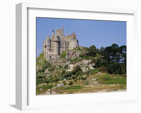 St. Michael's Mount, Castle, Cornwall, England, UK-Ken Gillham-Framed Photographic Print